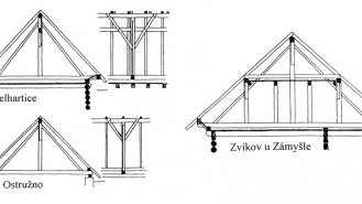 Obr. 8: Konstrukce krovů